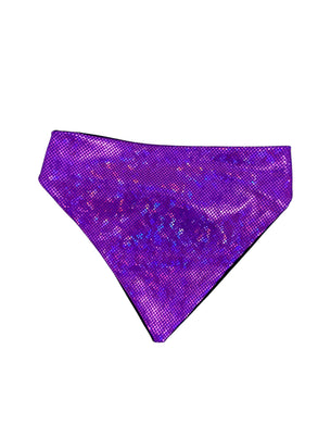 BANDANA MORADA GLITTER