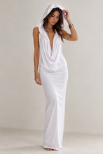 Cargar imagen en el visor de la galería, Maxi Dress #209 Licra Blanco frente