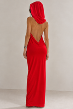 Cargar imagen en el visor de la galería, Maxi Dress #209 Licra Rojo espalda